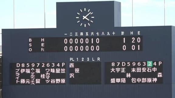 サブポジション挑戦？　中日ドラフト4位・味谷大誠捕手、ファームの試合で守備についたポジションが…