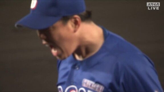 中日・柳裕也、雄叫びをあげる【動画】