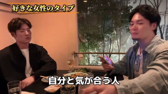 Q.好きな女性のタイプは? → 中日・上林誠知が回答