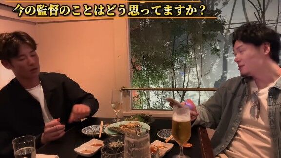 Q.今の監督のことはどう思っていますか？ → 中日・上林誠知は…