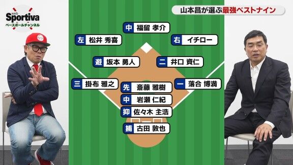 レジェンド・山本昌さんの現役時代の中から選んだ“最強ベストナイン”