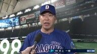 中日・井上一樹監督、岡林勇希のあのスーパーキャッチの瞬間は…?