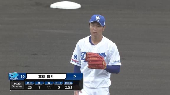 中日・高橋宏斗投手、今季初対外試合を振り返る