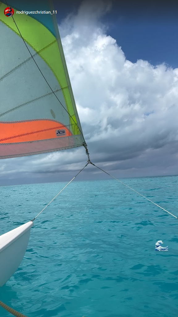 中日・C.ロドリゲス、オフショットを公開する