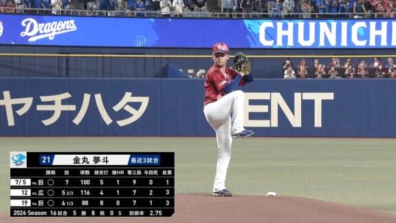 7月26日(日)　セ・リーグ公式戦「中日vs.DeNA」　中日ドラゴンズ、スタメン発表！！！