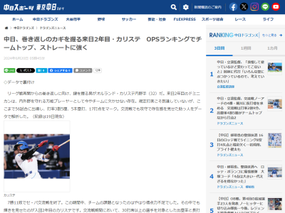 データスタジアム社アナリスト「7勝11敗でセ・パ交流戦を終了。この期間中、チームの課題となったのはやはり得点力不足でした。その中でも輝きを見せたのが…」