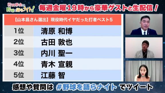 レジェンド・山本昌さんが明かす『山本昌が現役時代イヤだった打者ベスト5』は…？