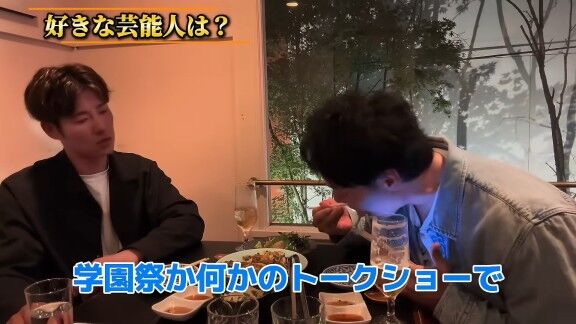 Q.好きな芸能人は？ → 中日・上林誠知が名前を挙げたのが…