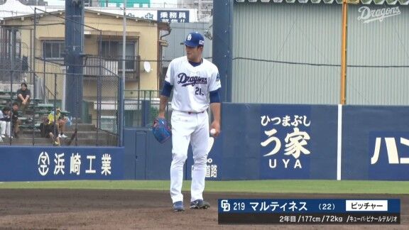 中日、ランディ・マルティネスが好投を見せる！！！