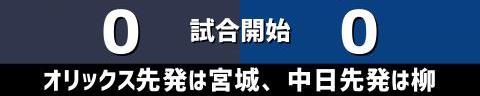 5月29日(日)　セ・パ交流戦「オリックスvs.中日」【試合結果、打席結果】　中日、0-8で敗戦…　投打噛み合わず連勝ストップ…根尾昂がピッチャーとして登板する