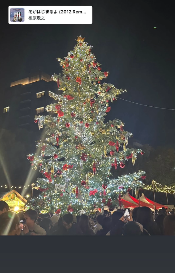 中日・高橋周平、『名古屋クリスマスマーケット 2025』を訪れる