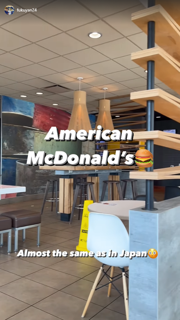 中日・福谷浩司投手、アメリカのマクドナルドを訪れる
