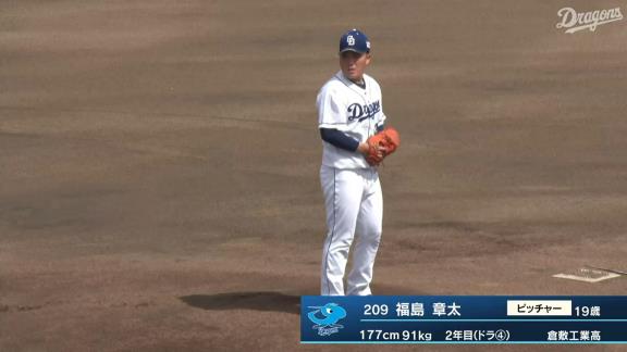 中日・福島章太投手「木下さんにうまくリードしてもらえました」