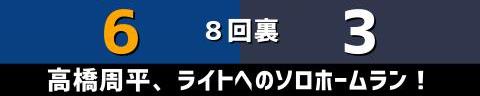 6月5日(土)　セ・パ交流戦「中日vs.オリックス」【試合結果、打席結果】　中日、6-3で勝利！　1点差まで詰め寄られるもホームランで再び突き放す！