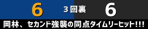 4月24日(日)　セ・リーグ公式戦「中日vs.巨人」【試合結果、打席結果】　中日、7-6で勝利！　一時5点ビハインドからの大逆転勝利で連敗ストップ！！！