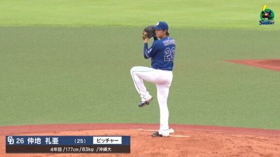 中日・仲地礼亜「自信を持って投げ込めるボールを増やせるように、試合の中でいろんなバッターに投げていくしかない」