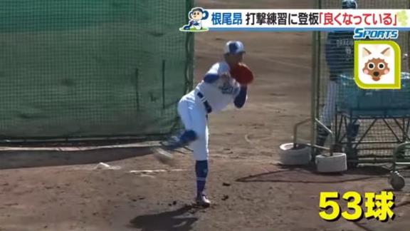 中日・根尾昂投手の打撃投手登板動画が公開される【動画】