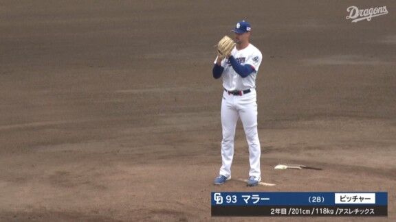中日・マラー、調整登板を終えてコメント