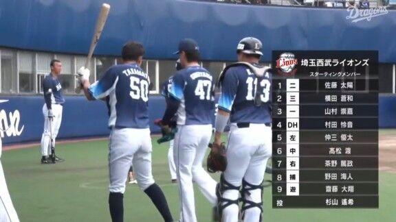 中日ドラフト1位・中西聖輝が先発へ　中日ドラゴンズ2軍、スタメン発表！！！
