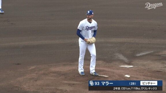 中日ドラゴンズ2軍、スタメン発表！！！　雨天中止の関係で登録抹消となったマラーが先発へ