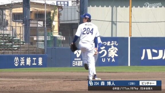 中日・森博人、支配下登録へ猛アピール！！！