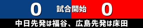 5月9日(火)　セ・リーグ公式戦「中日vs.広島」【試合結果、打席結果】　中日、0-1で敗戦…　投手陣が1失点に抑えるも、打線が最後まで応えられず完封負け　4連勝ならず…