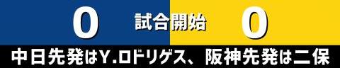 8月21日(土)　セ・リーグ公式戦「中日vs.阪神」【試合結果、打席結果】　中日、6-2で勝利！　連勝で2カード連続の勝ち越しを決める！！！