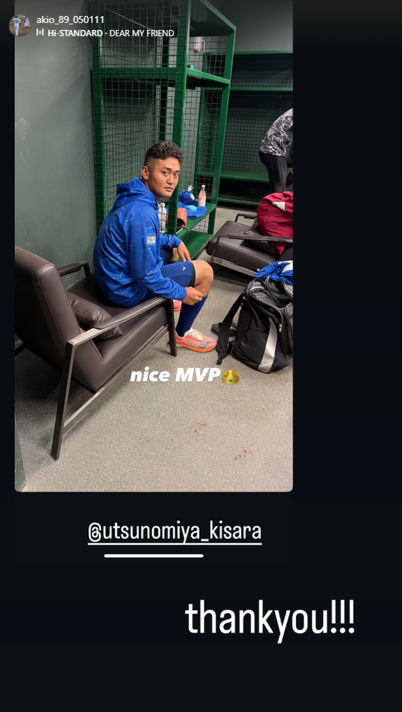 中日・森山暁生「thankyou！！！」