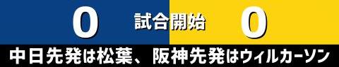 5月7日(土)　セ・リーグ公式戦「中日vs.阪神」【試合結果、打席結果】　中日、2-1で勝利！　勝利の方程式で1点リードを守り切り接戦を制す！！！