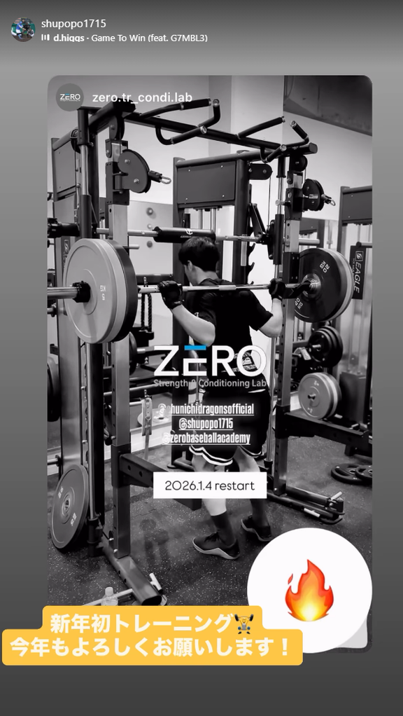 中日・樋口正修も始動！！！