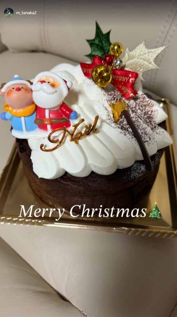 中日・田中幹也「Merry Christmas」
