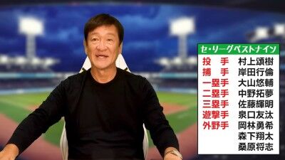 元中日ヘッドコーチ・片岡篤史さんが選ぶ、セ・リーグ“ベストナイン”＆“新人王”選手