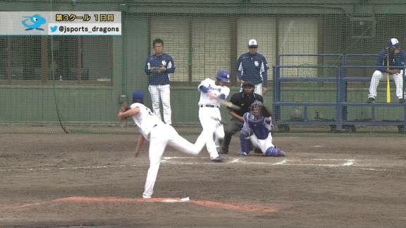 中日・高橋周平、ファウルフライを追いすぎてどこかに消える【動画】