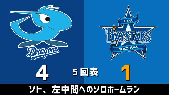 11月4日(水) セ・リーグ公式戦「中日vs.DeNA」 スコア速報