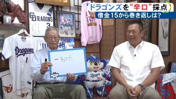権藤博さん、2026年中日ドラゴンズを“辛口”採点【動画】