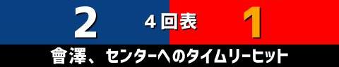 9月14日(火)　セ・リーグ公式戦「中日vs.広島」【試合結果、打席結果】　中日、10-1で大勝！　打線爆発！チームは今季初の5連勝！！！