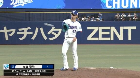 中日・吉田聖弥、今日も無失点ピッチング！！！