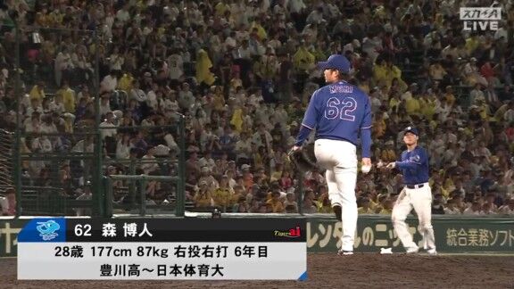 中日・森博人「初めて見る軌道の打者もいると思うのでどんどん攻めていきたい。言われた場所でしっかり抑えられるように頑張ります」
