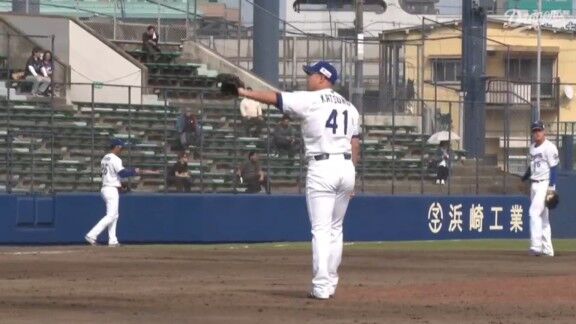 中日・勝野昌慶、試合を締める！！！