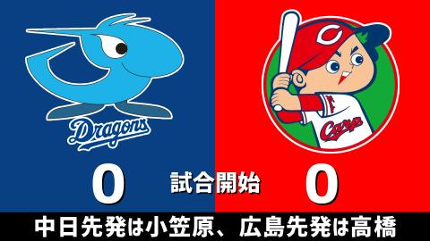 4月18日(日)　セ・リーグ公式戦「中日vs.広島」【試合結果、打席結果】　中日、2-4で敗戦…一時はリードを奪うも逆転負け…