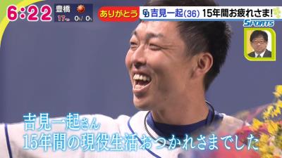 中日・吉見一起投手、引退試合の前日…長男からの手紙「パパに野球の楽しさを教えてもらったよ」