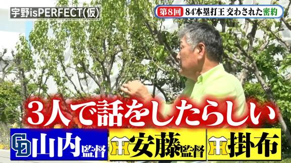 宇野勝さんが掛布雅之さんと分け合った『1984年 本塁打王争い』の“密約”を大暴露！　両者ともに10打席連続四球【動画】