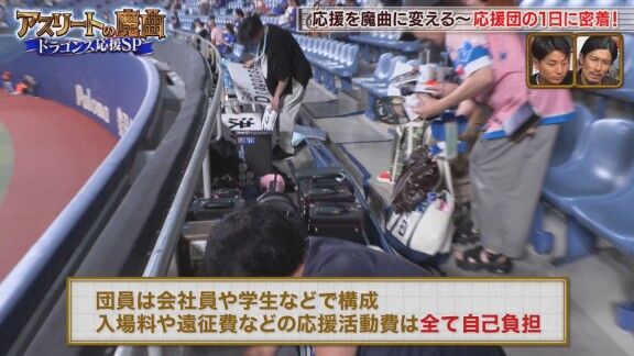中日ドラゴンズ応援団員の平均年齢は…？