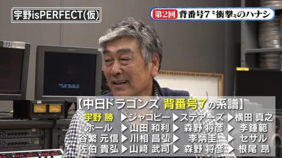 宇野勝さんが『背番号7』について語る　衝撃の新事実も発覚！？【動画】