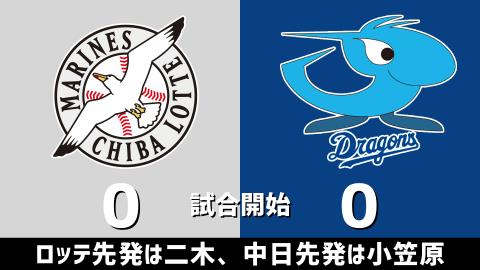 3月12日(金)　オープン戦「ロッテvs.中日」【試合結果、打席結果】　中日、2-3で敗戦…