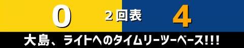 5月3日(水)　セ・リーグ公式戦「阪神vs.中日」【試合結果、打席結果】　中日、7-8で敗戦…　序盤の6点リードを守り切れず…9回表に勝ち越すも、ミスも絡んで逆転サヨナラ負け…