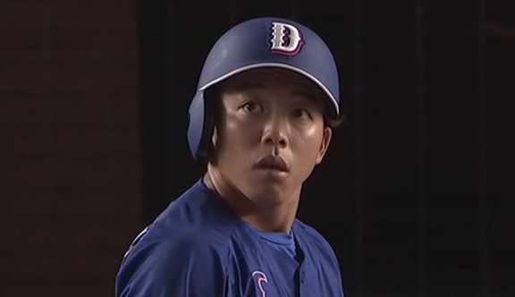 中日・岡林勇希が2安打3出塁マルチヒット
