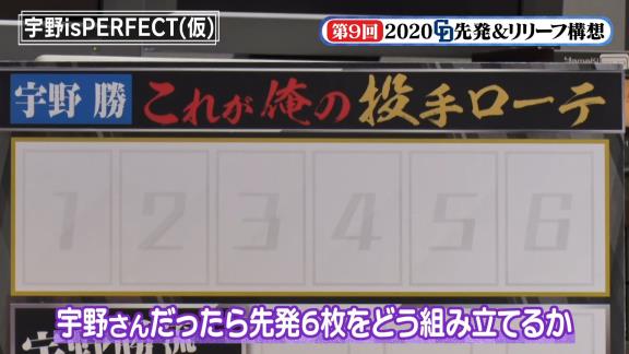 優勝間違いナシ！？　宇野勝さんが選ぶ2020中日ドラゴンズの先発ローテ＆勝利の方程式！「良いピッチャーが多いです。優勝ですよ」【動画】