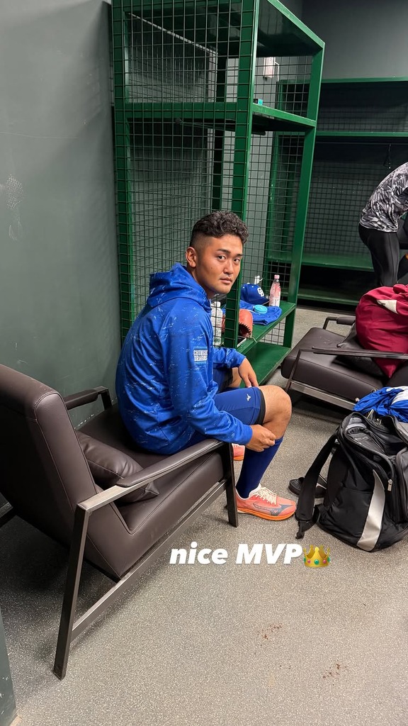 巨人・宇都宮葵星「nice MVP」