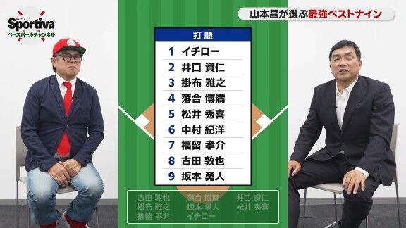レジェンド・山本昌さんの現役時代の中から選んだ“最強ベストナイン”